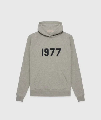 Essentials 1977 Hoodie Dunkel Grau (2)