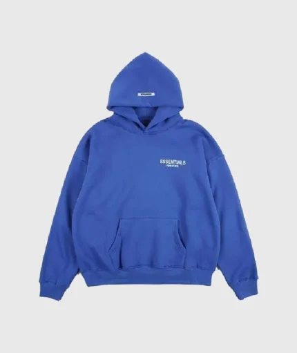 Essentials Fear of God Hoodie Blau (2)